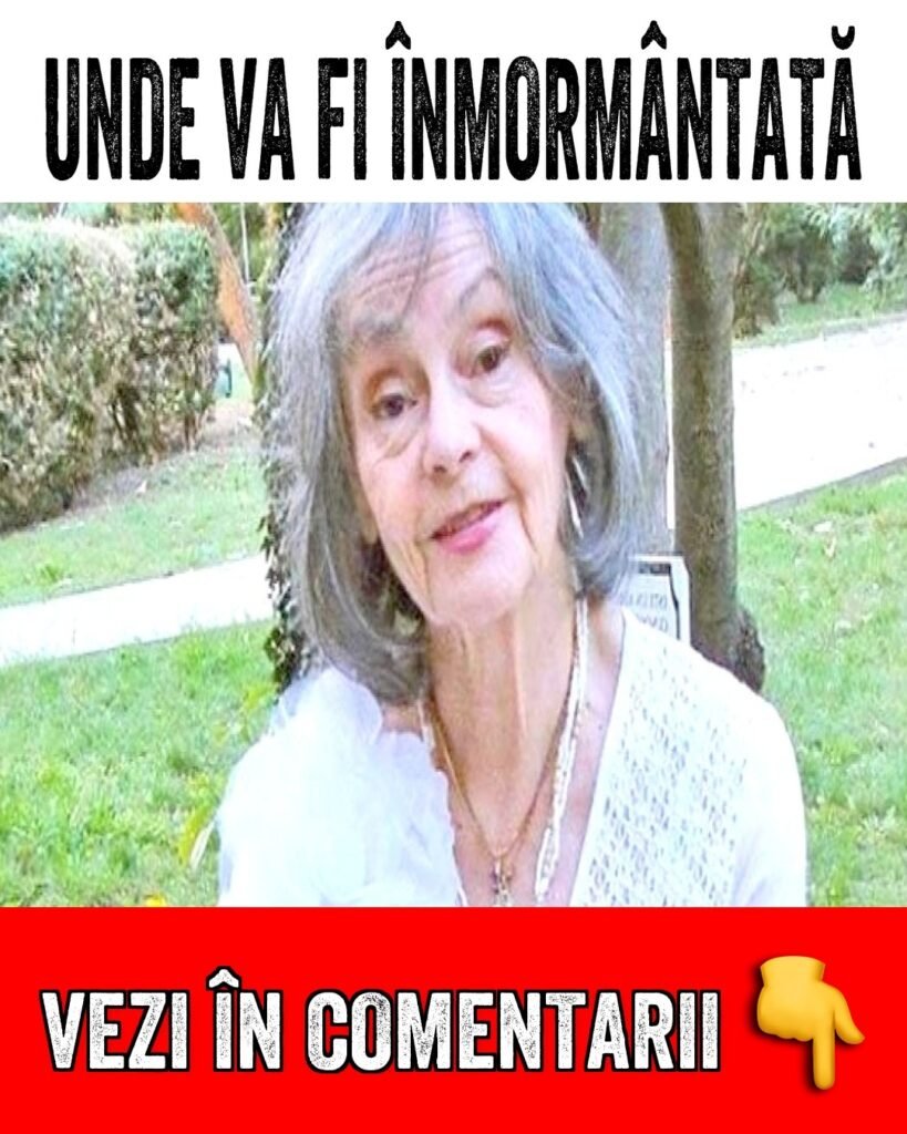 Unde va fi înmormântată Marina Voica. Locul a fost deja ales