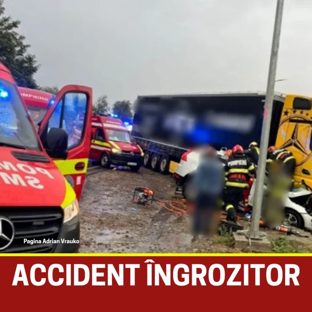 O noua tragedie zguduie România. Accident îngrozitor